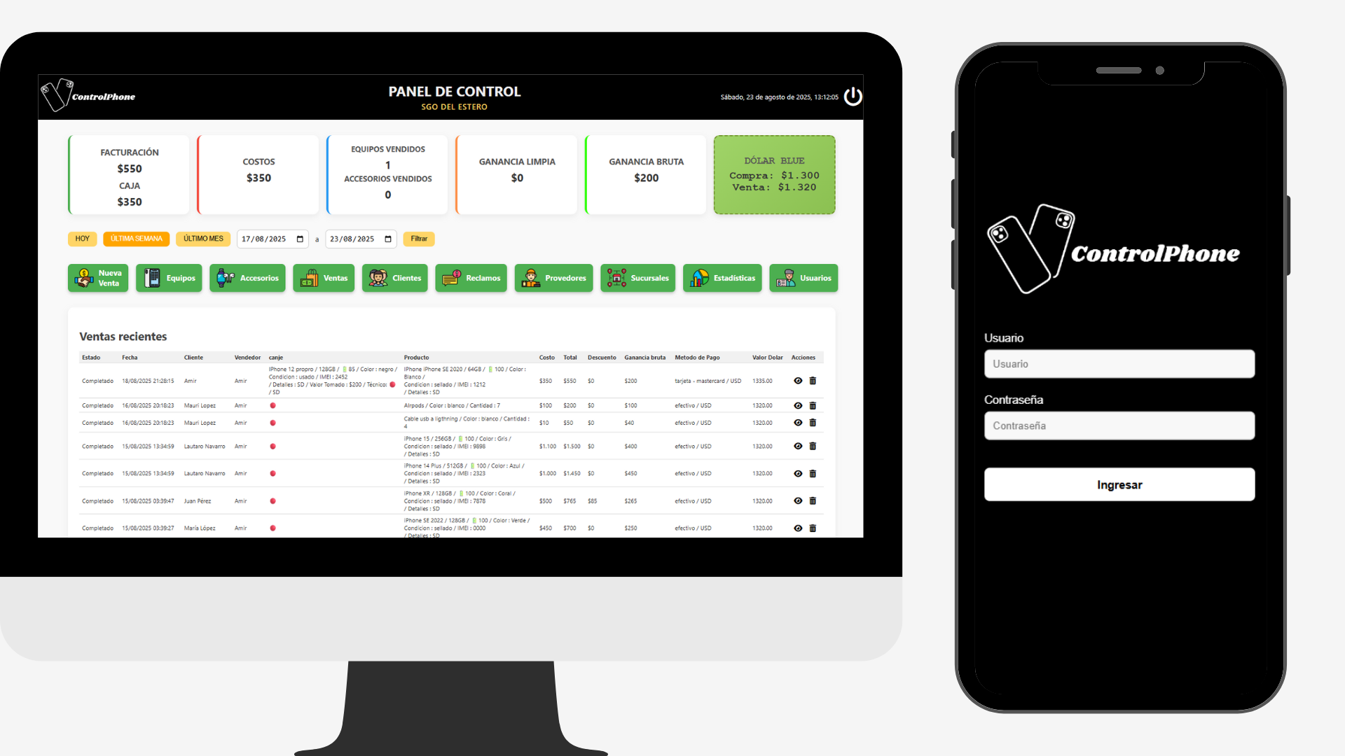 Proyecto ControlPhone