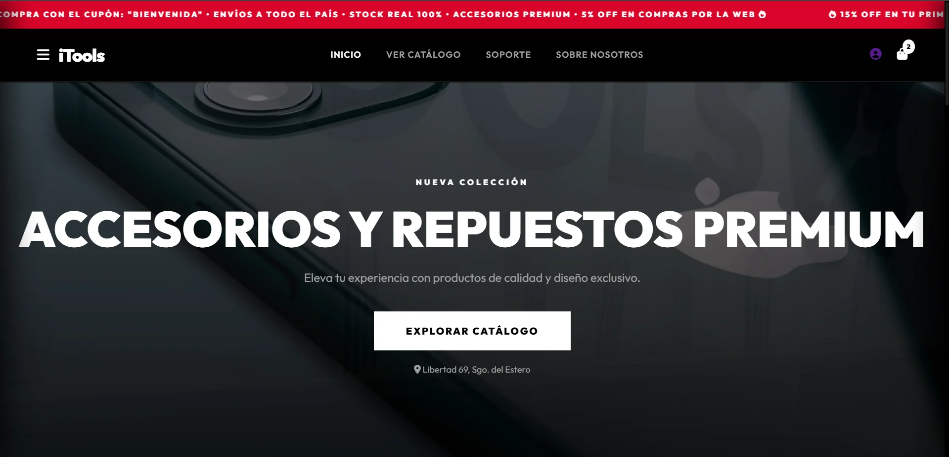 iTools: Plataforma E-Commerce & Sistema de Gestión Integral