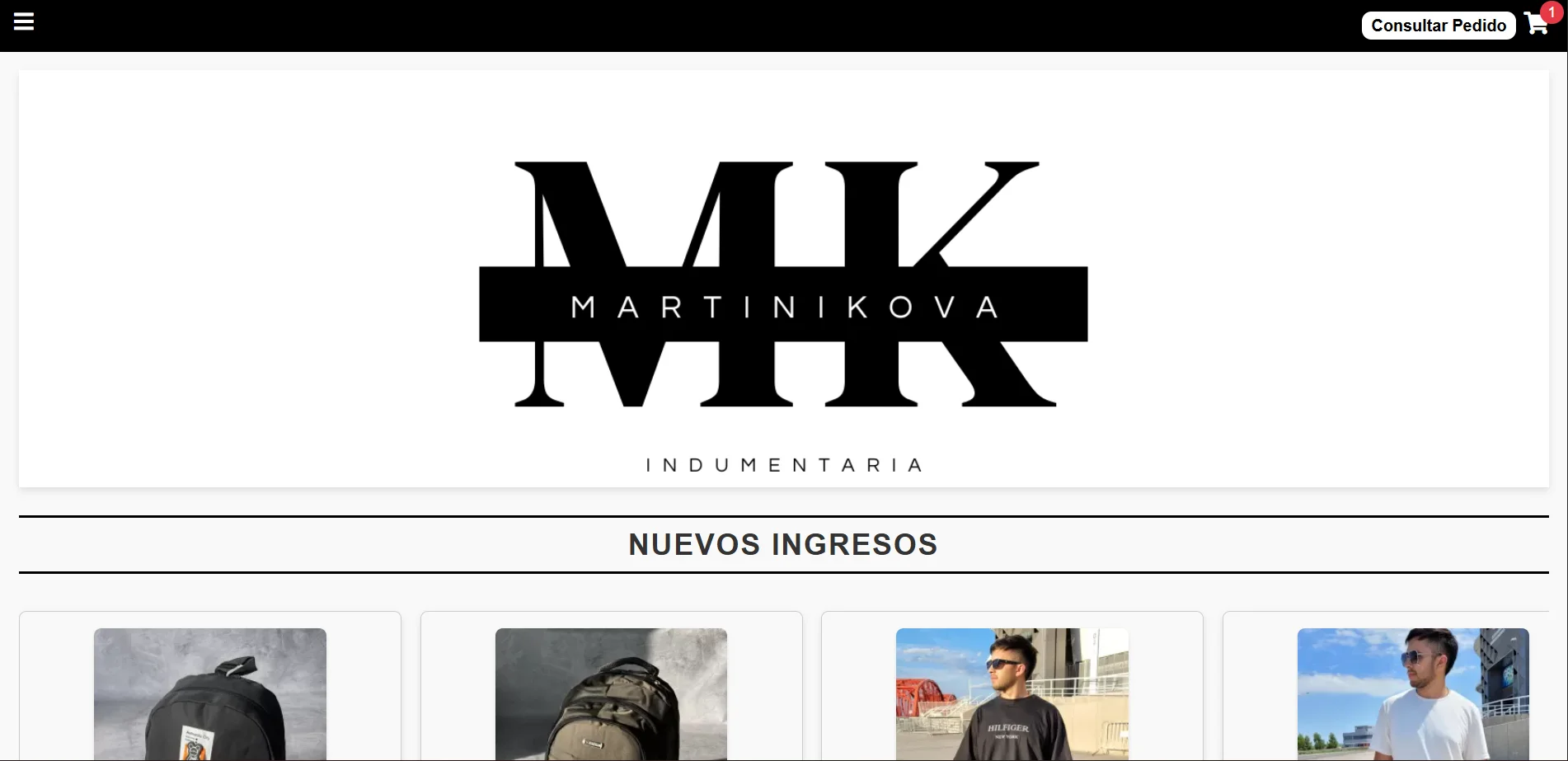 Martinikova: Plataforma E-Commerce con Panel Administrativo